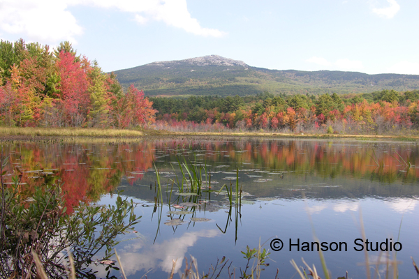 Mt. Monadnock over Perkins Pond with Reflection